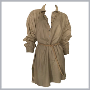 MADDIE Shirt Dress Mocha