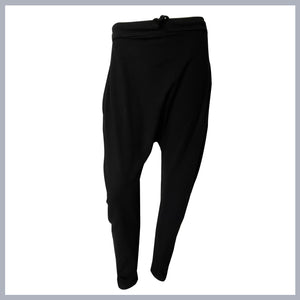 GEORGIE Drop Crutch Pant - Black