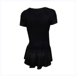 JESSICA Tee Grey - Frill Hem