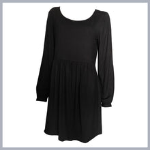 Load image into Gallery viewer, KELSEY Jersey Babydoll Dress L/S - Button Back
