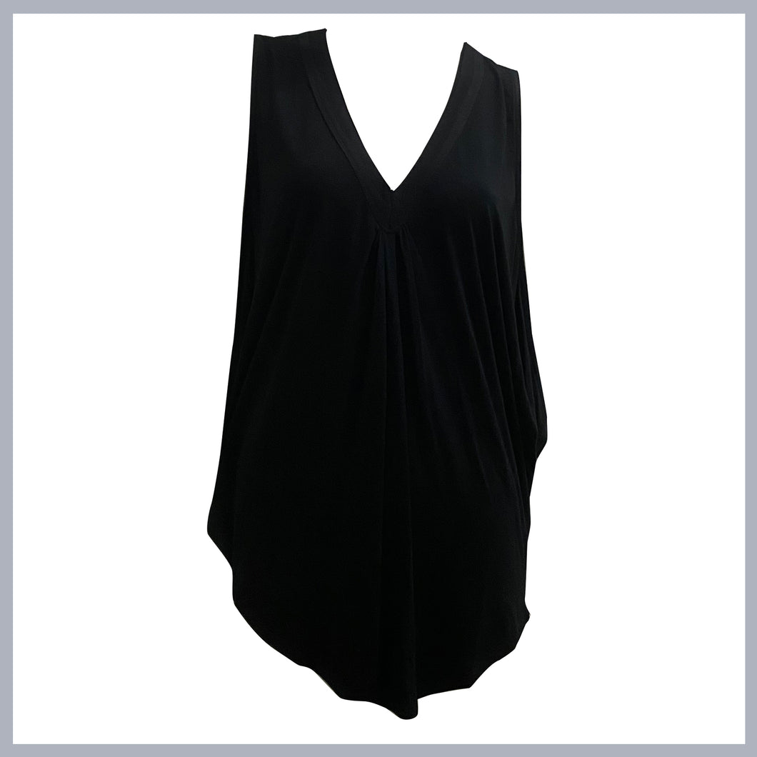 KERRY V Neck Side Open Flowy Top