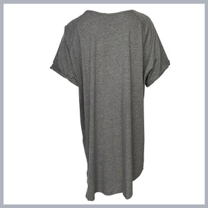 MAXXI oversize tee Grey Marle