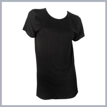 Load image into Gallery viewer, INGRID Long length T-shirt BLACK
