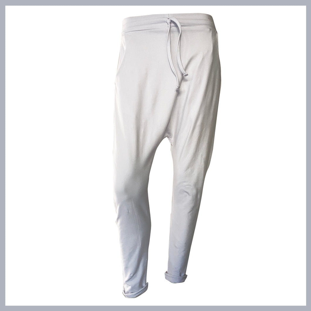 GEORGIE Drop Crutch Pant -White