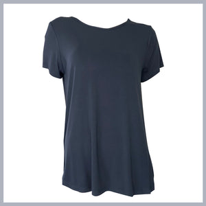 INGRID Long length T-shirt - Light Weight - BLUE