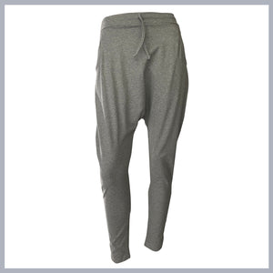 GEORGIE Drop Crutch Pant - Grey Marle