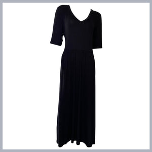 BIANCA single tier maxi dress