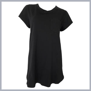 HAYLEY Curve hem T-shirt Tee